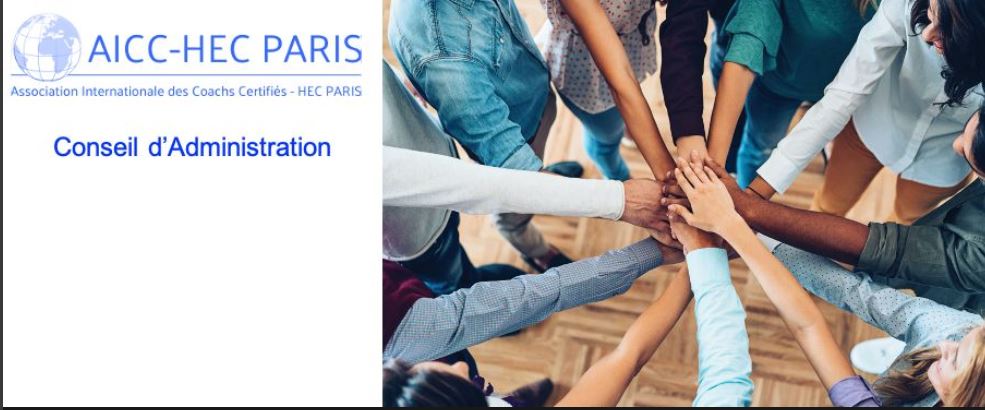 Le Conseil d'administration de AICC-HEC Paris le 24 septembre 2020 - (Distanciel)
